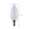 Satco 4.5W LED B11, 3000K-2000K Warm Dimming, Candelabra Base, Frost S12158 - alternate 5