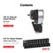 Capri Tools 3/8 in. Drive 6-Point Impact Bundle, SAE, 25-Piece CP53000-25SIB - alternate 4