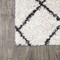 Jonathan Y Inca Moroccan Diamond Shag Beige/Dark Gray 3 ft. x 5 ft. Area Rug SHG101A-3 - alternate 8