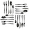 Megachef Gibbous 20 Piece Flatware Utensil Set, Stainless Steel Service for 4 in Black MCFW-GIBBOUS-BLACK - alternate 7