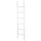 Homeroots 76" White Six Step Solid Wood Decorative Ladder 519096 - alternate 8