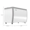 Koolmore 50 in. 8 Tub Ice Cream Dipping Cabinet Display Freezer with Sliding Glass Door, 13 cu. ft. KM-ICD-49SD - alternate 8