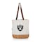 Picnic Time Family Of Brands NFL Las Vegas Raiders - Pico Willow and Canvas Lunch Basket 200-00-187-234-2 - alternate 1