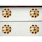 Homeroots Set of Eight Yellow And Green Novelty Knob Ceramic Drawer Pull Knobs, 8PK 358110 - alternate 8