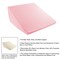 Lavish Home Extra High Wedge Pillow Memory Foam Pillow with Bamboo Fiber Cover-Great for Better Sleep, Pink 82-TEX1026 - alternate 6