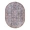 World Rug Gallery Vintage Inspired Machine Washable Non Slip Area Rug 5 ft x 7 ft Oval Charcoal 6029CHARCOAL5OV - alternate 7