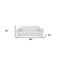 Homeroots 89" White Italian Leather Sofa With Silver Legs 476522 - alternate 9
