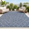 Jonathan Y Madaba Moroccan Trellis Navy/Light Gray 3 ft. x 5 ft. Indoor/Outdoor Area Rug SMB114B-3 - alternate 1