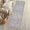 Jonathan Y Subtlety Medallion All-Over Floral Border Non-Slip Washable Rose Clay/Ivory 2ft x 8ft Runner Rug WSH504H-28 - alternate 1
