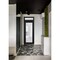 Vdomdoors Front Exterior Prehung FiberGlass Door Frosted Glass / Manux 8102 Matte Black / Transom Window / Of MANUX8102EXD-BLK-W36 x H80+14-LH - alternate 4