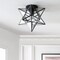 Jonathan Y Stella 12" Moravian Star Metal/Clear Glass LED Flush Mount, Oil Rubbed Bronze JYL9035A - alternate 11