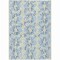 Homeroots 10' X 14' Sky Blue And Ivory Abstract Washable Indoor Outdoor Area Rug 614184 - alternate 1