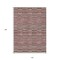 Homeroots 10' X 14' Red Beige And Copper Striped Washable Indoor Outdoor Area Rug 587937 - alternate 8