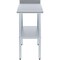 Amgood 24 in. x 18 in. Stainless Steel Work Table, Narrow Filler Table with 1.5 in. Backsplash for AMG WT-2418-BS-Z - alternate 9