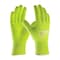 Atg Hi-Vis Seamless Knit Nylon/Elastane Glove w/Nitrile Coated MicroFoam Grip on Palm&Fingers, Tou, 12PK 34-874FY/S - alternate 1