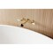 Kingston Brass Two-Handle Wall Mount Tub Faucet, Polished Brass KS5022PL - alternate 4