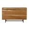 Homeroots 57" Brown and Black Solid Wood Six Drawer Double Dresser 518627 - alternate 8