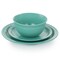 Gibson Home 16 Piece Siam Stoneware Dinnerware Set in Green 127264.16 - alternate 8
