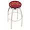 Holland Bar Stool Co 36" Chrome Minnesota Swivel Bar Stool, Accent Ring L8C2C36MinnUn - alternate 1