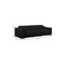 Homeroots 107" Black Italian Leather Reclining Metal USB Sofa 720277 - alternate 8