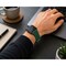 Elegani Waffle Rubber Watch Replacement Band Compatible with Apple Watch 38mm, Dark Green WFRBQR-DGRN-38mm - alternate 4