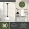 Vaxcel VAXCEL Huntley 1 Light Bronze Farmhouse Schoolhouse Pendant White Glass P0243 - alternate 9