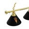 Holland Bar Stool Co Arizona State 3 Shade Billiard Light, Brass Fixture, Pitchfork BL3BRArizSt-F - alternate 8