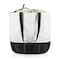 Picnic Time Family Of Brands Coronado Canvas and Willow Basket Tote, White Canvas with Black Accents 203-00-179-000-0 - alternate 6