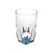 Homeroots Set of Four Clear and Rainbow Geometric Acrylic Highball Glasses 521173 - alternate 1