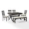 Crosley Hayden 6-Piece Dining Table Set For 7 KF13028SL - alternate 10
