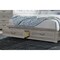 Homeroots Natural and Light Gray Wood And Upholstery King Bed Frame With Drawers 634107 - alternate 8