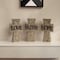 Homeroots Set of Three 11" Gray Cement Cross Statue Tabletop Sculpture, 3PK 518044 - alternate 4