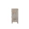 Homeroots 30" Gray Solid Wood Distressed One Drawer Nightstand 521201 - alternate 13