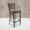 Flash Furniture Black Ladder Stool-Mah Seat, PK2 2-XU-DG697BLAD-BAR-MAHW-GG - alternate 9