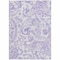 Homeroots 5' X 8' Lavender Ivory And Purple Paisley Washable Indoor Outdoor Area Rug 588649 - alternate 8