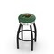 Holland Bar Stool Co 25" Blk Wrinkle Minnesota Wild Swivel Bar Stool, Chrome Ring L8B3C25MinWld - alternate 1