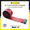 Tie 4 Safe 4'' x 40' Winch Straps w/ Black Flat Hook WLL: 5,400 lbs. Red TWS41-40M12N-R-C-1 - alternate 4
