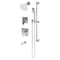 Symmons Verity HydroMersion Double Handle Tub and Shower Trim Kit with Hand Spray (Valve Not Included) 499615TRM - alternate 1