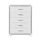 Global Furniture Usa Contemporary Glam Soleil White Queen Bed Group SOLEIL-WHITE-QBG - alternate 8