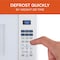 Commercial Chef 1.4 Cu.Ft. Countertop Microwave Oven - 1100 Watts, Small Compact Size, 10 Power Levels, White CHM14110W6C - alternate 7