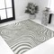 Jonathan Y Maribo High-Low Abstract Groovy Striped Gray/Ivory 7 ft Square Indoor/Outdoor Area Rug SCN103B-7SQ - alternate 8