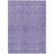 Homeroots 8' X 10' Lavender And Ivory Geometric Washable Indoor Outdoor Area Rug 613563 - alternate 8