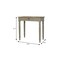 Homeroots 32" Brown Solid Wood Writing Desk 723446 - alternate 7