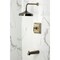 Kingston Brass Single-Handle Pressure Balanced Tub and Shower Faucet, Antique Brass KB6143CML - alternate 5