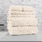 Lavish Home 6PC Jacquard Towel Set 100% Cotton Bathroom Accessories Soft & Absorbent Bathroom Set 67-040-CRM - alternate 10