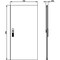 Siemens ALPHA 160/400 DIN spare part door H = 1100 mm W = 550 mm IP43 8GK9510-7KK20 - alternate 2
