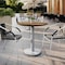 Flash Furniture Commercial All-Weather 31.25" Natural HPL Tabletop with Silver RD Base ST-RD31-NAT-TR18S-GG - alternate 10