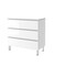 Homeroots 36" White Wood Freestanding Bathroom Vanity With White Sink And Three Drawers 624150 - alternate 3