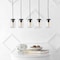 Jonathan Y Gaines 33.25" 5-Light Farmhouse Industrial Iron Mason Jar Linear LED Pendant, Oil Rubbed Bronze/Clear JYL7803A - alternate 14