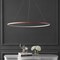 Jonathan Y Brice 35" Modern Contemporary Metal Round Dimmable Integrated LED Pendant, Matte Pink JYL7220B - alternate 13